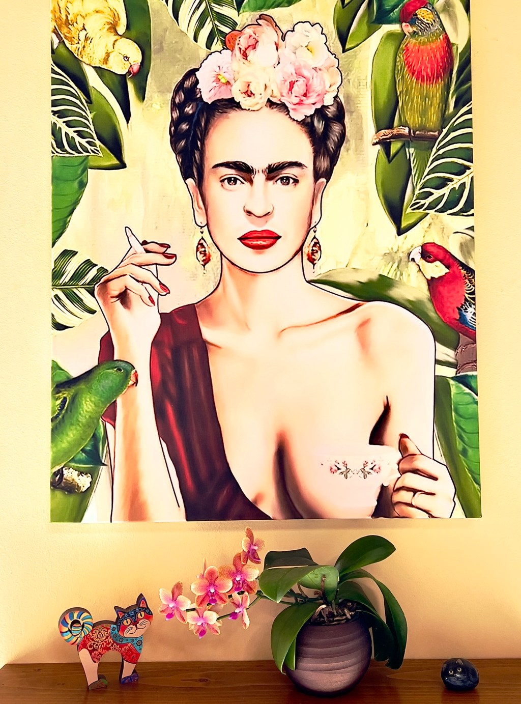 Non far caso a me. Io vengo da un altro pianeta. Io vedo orizzonti dove tu disegni confini (Frida&nbsp;Khalo)